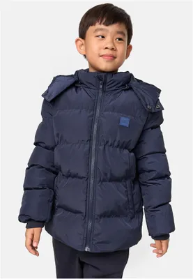 Produktbild von Urban Classics Jungen Jacke Boys Hooded Puffer Jacket navy 122/128