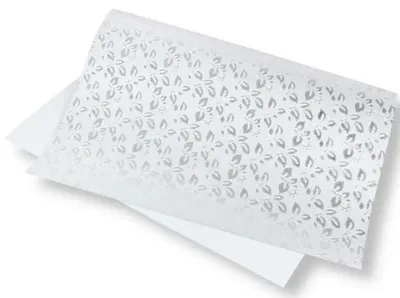 Image de Papier décoratif - feuilles argentées 40 x 60 cm, 5 feuilles - Penword