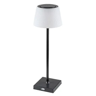 Produktbild von Rabalux 76010 Tischleuchte Taena, 4W, 200lm, schwarz-weiß, rund, Modern, dimmbar, ø130mm