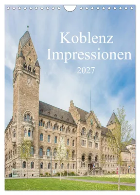 Produktbild von Koblenz Impressionen (Wandkalender 2027 DIN A4 hoch), CALVENDO Monatskalender