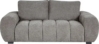 Produktbild von Vente-unique Berenia, Liebessitz-Sofa, Wohnzimmer, Grau, 3 Sitz(e), Grau, Schwarz
