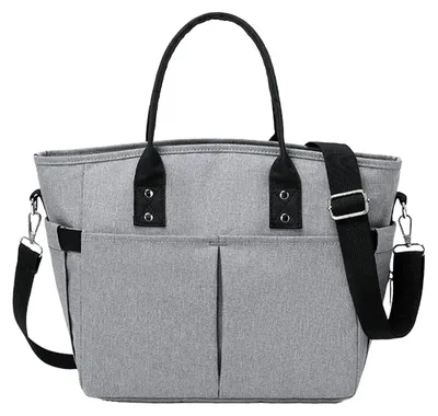 Produktbild von Isolierte Lunchtasche mit Schultergurt und mehreren Taschen, 9 Liter Kapazität, auslaufsicher, Nylon