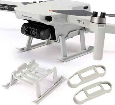 Produktbild von MMOBIEL Drohnen-Propellerhalterschutz und Fahrwerk für DJI Mini 2 – Mavic Mini Grau