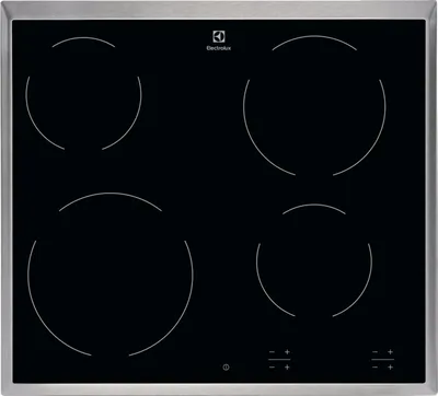 Zdjęcie produktu dla Electrolux EHF6240XXK Czarny Wbudowany 57,6 cm Ceramiczny 4 strefy