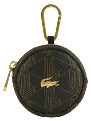 Immagine prodotto di LACOSTE borsa per utensili Coin Purse Mono Slate Black Shitake marrone scuro