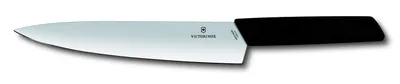 Productafbeelding van Victorinox Swiss Modern, zwarte trancheermes, 22 cm
