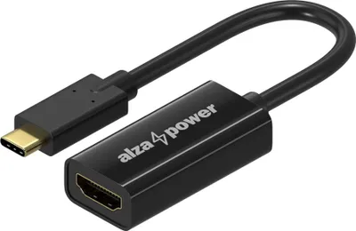 Obrázok produktu pre AlzaPower USB-C (M) na HDMI 2.0 (F) 4K 60Hz 0,15 m čierna