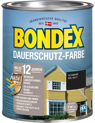 Produktbild von Bondex Dauerschutzfarbe 0,75 L schwarz