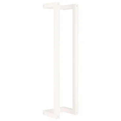 Obrázok produktu pre vidaXL Stojan na uteráky biely 23x18x90 cm z masívneho borovicového dreva