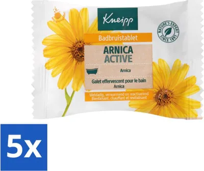Immagine prodotto di Kneipp - Compressa da bagno effervescente - arnica - confezione risparmio - 5 pezzi