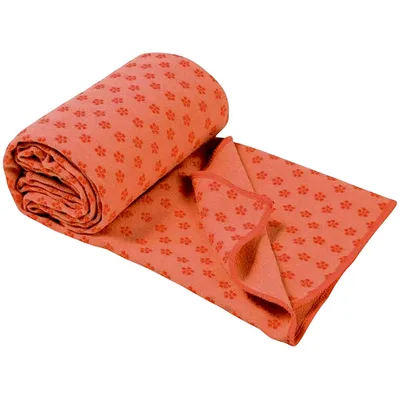 Produktbild von Yoga Handtuch Yogadecke, Rutschfest, Schnelltrocknend 185x62cm (Orange), XXL Decke für Sport, Strand, Picknick und Reise aus Microfaser, Tuch, Pilates
