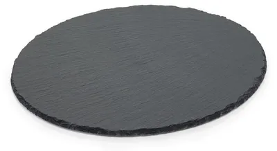 Produktbild von 12x Naturschieferplatte rund Ø 38 cm Natural Slate
