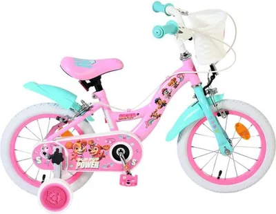 Produktbild von Paw Patrol Kinderfahrrad - Mädchen - 14 Zoll - Rosa - Zwei Handbremsen