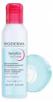 Image de Sensibio H2O Eye, solution micellaire pour le démaquillage des yeux, Bioderma, 125 ml