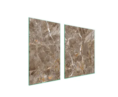 Produktbild von Glasplatte und Schneidebrett 100x52 Marmor