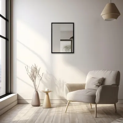Image de Miroir caisse américaine 44x54 cm
