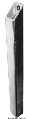 Zdjęcie produktu dla Rura do rolek 40 x 40 x 300 mm Osculati 02.029.60