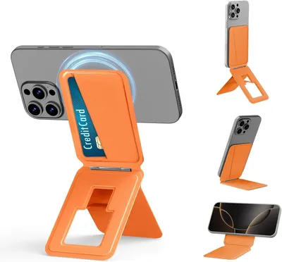 Obrázok produktu pre Smartphone statív pre iPhone 17/16/15/14/13/12, s držiakom kariet, pre vlogging, umelá koža