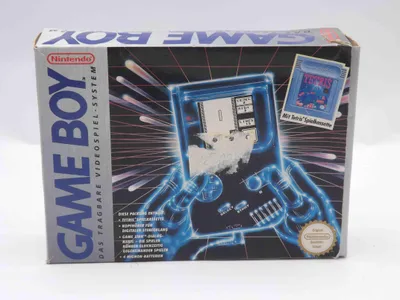 Produktbild von Nintendo Game Boy Classic Handheld Spielkonsole GB ohne Link Kabel Grau in