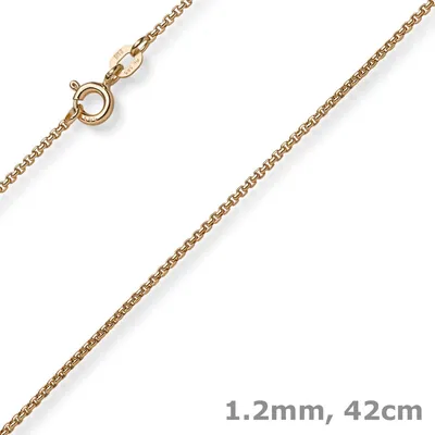 1-2mm-Collier-runde-Veneziakette-585-Rotgold-42cm