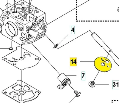 Produktbild von Husqvarna Kettensägenventil 545 550XP 465 Jonsered CS2252 CS2253