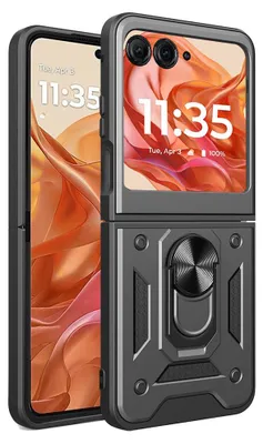 Zdjęcie produktu dla Etui Techsuit CamShield do Motorola Razr 50 – czarne