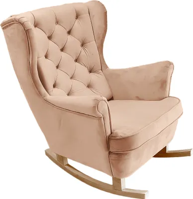 Produktbild von DomoHome Relaxsessel Armlehnensessel Armlehnen Fernsehsessel Loungesessel Polstersessel Couchsessel Armsessel Chair Wohnzimmersessel Ohrensessel | 102x81x95cm | Powder pink_29829