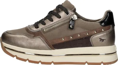Image de Mustang Sneakers Laag  Sneakers Laag - Taupe - Maat 40