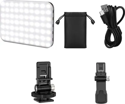 Produktbild von Fotolicht, LED-Foto, tragbare Videolampenbeleuchtung, 3200 K  5600 K, Farbtemperatur einstellbar