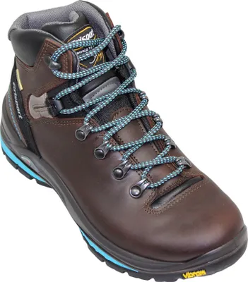 Obrázok produktu pre Grisport - Dámska turistická obuv "Glide", voskovaná koža GS181 (37 EU) (Brown/Black)
