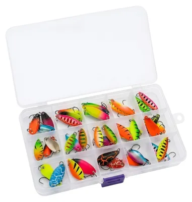 Produktbild von 38-teiliges Set professioneller Fischhaken für Wobbler-Köder