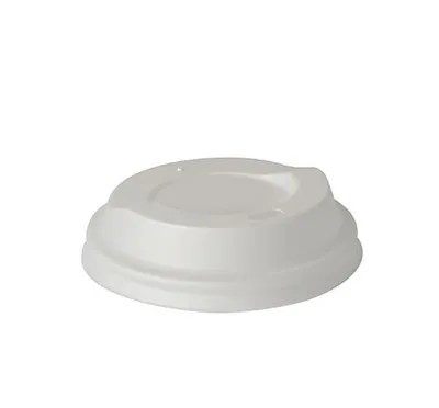 Obrázek produktu pro Papstar Dom-Deckel ToGo pure Ø 9 cm weiss Kompostierbar 50 Stück