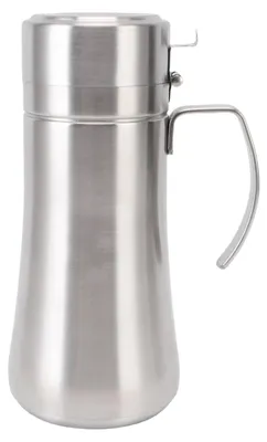 Immagine prodotto di Borraccia in acciaio inossidabile per olio d'oliva, contenitore per aceto, pentola, contenitore a prova di perdite con coperchio, ideale per la cucina, la cottura e il barbecue, capacità 800 ml