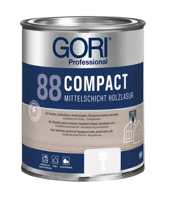 Produktbild von 2,5L Gori 88 Compactlasur farblos Compact Lasur Holzschutz Holzlasur