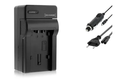 Produktbild von Ladegerät BLACK für Akku-Typ: Panasonic DMW-BMB9, DMW-BMB9E / Leica BP-DC9, 18717