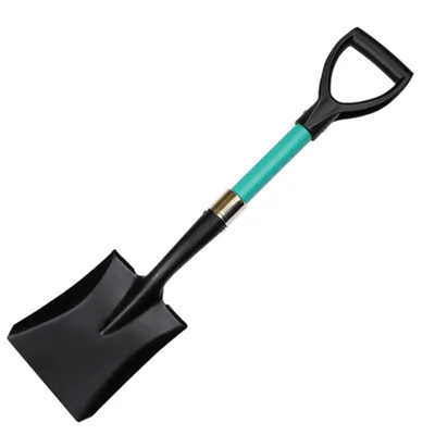 Produktbild von Schaufel mit Glasfaserstiel Eckige Mini Schaufel 72cm Gartenschaufel Vierkantschaufel