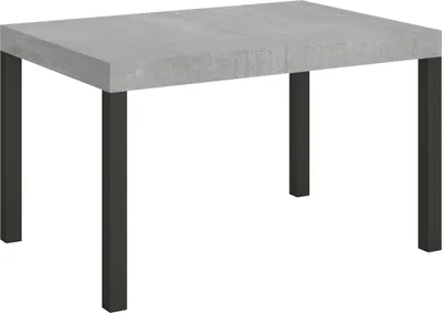Obrázek produktu pro Rozkládací stůl pro každý den 140/224x80cm betonové antracitové nohy