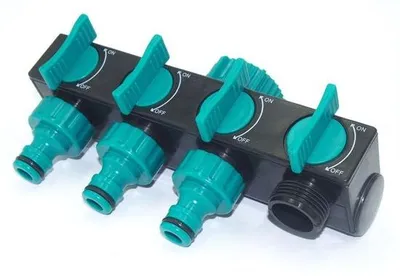 Immagine prodotto di Irrigatore a 4 bracci per giardino, con attacco per tubo da giardino