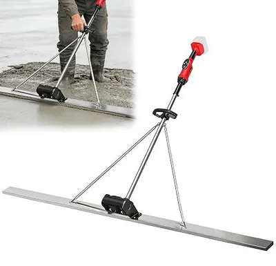 Obrázek produktu pro Akumulátorový vibrační nástroj na beton, kompatibilní s baterií 21V (bez baterie), 1,5m tyč. Elektrická sada pro vibrování betonu, vibrační nástroj, 6000 otáček za minutu, nerezová ocel, hladící stroj, 9 stupňů nastavení, pro beton a maltu