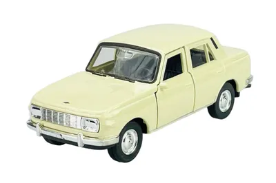 Image de Welly Wartburg 353 Beige 1/34-1/39 Modèle de voiture en métal Die Cast Neuf dans la boîte 43793
