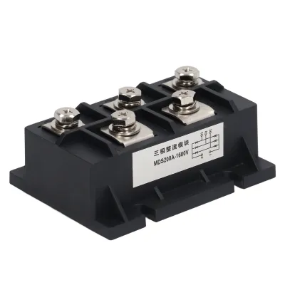 Zdjęcie produktu dla Prostownik mostkowy, prostownik mostkowy 1600 V 200 A, prostownik z 5 zaciskami, prostownik mostkowy 3-fazowy, prostownik, prostownik diodowy