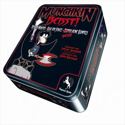 Produktbild von Pegasus Spiele 17154G Munchkin beißt! (Metalldose)
