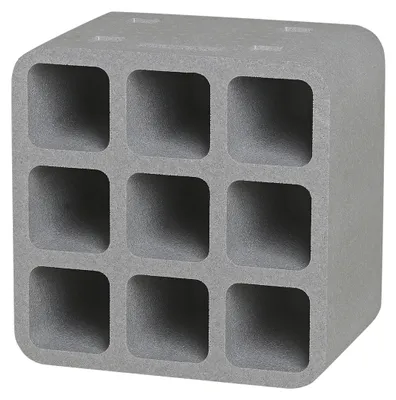 Produktbild von Climapor Flaschenbox Cube, 9 Flaschen max. Ø 9 cm - 1 Stück