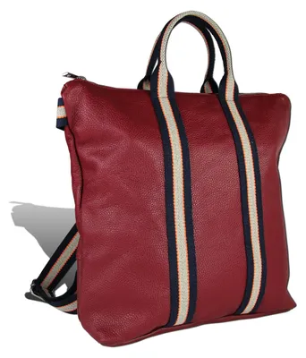 Imagen del producto de Mochila urbana Toscana Tasche, color azul, beige, grande, 43x39x13cm, modelo D2OTT609RR