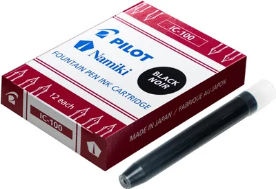 Image de PILOT 5194481 Cartouches d'encre Namiki pour stylo plume Capless noir(S)