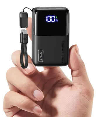 Immagine prodotto di INIU Mini Power Bank, 45 W, 10000 mAh: piccola ma potente, con funzione di ricarica rapida PD 3.0, batteria esterna per cellulari, omologata per il trasporto aereo, indispensabile in viaggio per iPhone