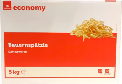 Produktbild von TGE Bauernspätzle 5 kg Vorrat Karton Spätzle 2-Ei-Qualität Gastro Küche