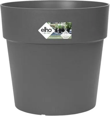 Produktbild von Rundpflanzkübel für Außenbereich - Ø 119,5 x H 44,5 cm, Anthrazit