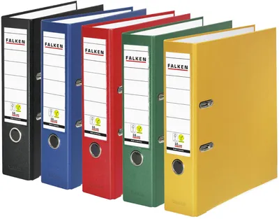 Produktbild von Ordner PP A4 Vegan 2x5Sort FALKEN