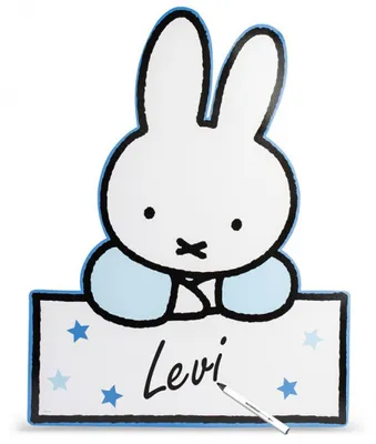 Produktbild von geburtsplatte Miffy mit Standard 60 cm blau